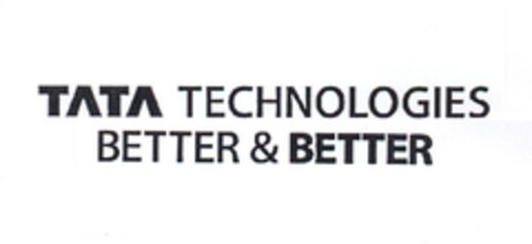 TATA TECHNOLOGIES BETTER & BETTER Logo (EUIPO, 04/01/2009)