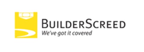 BUILDERSCREED 
We've got it covered Logo (EUIPO, 08/19/2010)