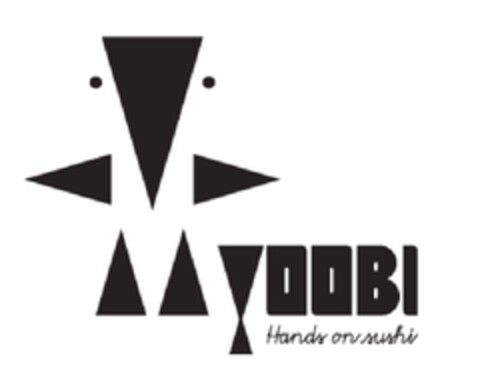Yoobi hands on sushi Logo (EUIPO, 23.02.2011)
