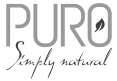 PURO SIMPLY NATURAL Logo (EUIPO, 02/27/2015)