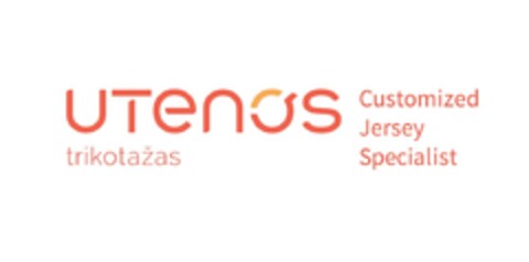 UTENOS trikotažas Customized Jersey Specialist Logo (EUIPO, 08/31/2015)