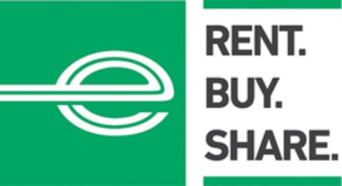 E RENT. BUY. SHARE. Logo (EUIPO, 07.09.2016)