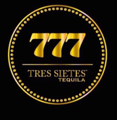 777 TRES SIETES TEQUILA Logo (EUIPO, 10.07.2017)