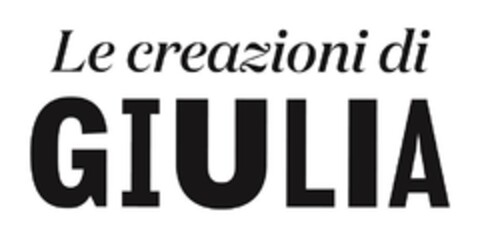 LE CREAZIONI DI GIULIA Logo (EUIPO, 06/07/2024)