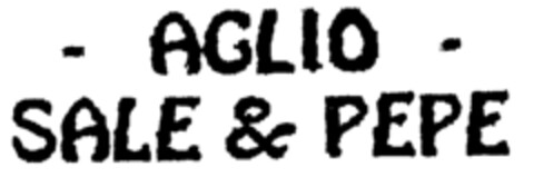 AGLIO SALE & PEPE Logo (EUIPO, 28.10.1996)