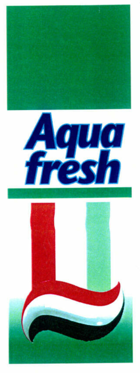 Aqua fresh Logo (EUIPO, 14.10.1997)