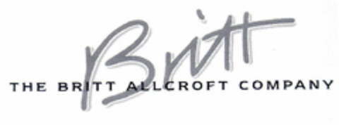 Britt THE BRITT ALLCROFT COMPANY Logo (EUIPO, 21.07.1998)