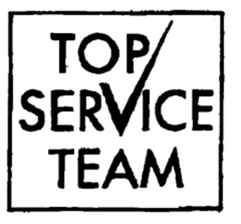 TOP SERVICE TEAM Logo (EUIPO, 23.03.1999)