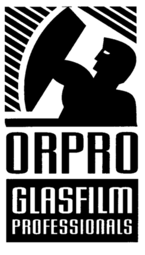 ORPRO GLASFILM PROFESSIONALS Logo (EUIPO, 03/15/2001)