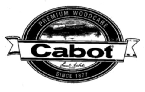 Cabot PREMIUM WOODCARE SINCE 1877 Samuel Cabot Incorportated Logo (EUIPO, 03.10.2001)