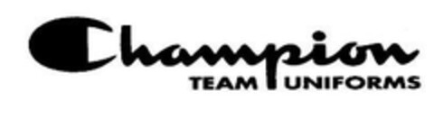 Champions TEAM UNIFORMS Logo (EUIPO, 27.06.2006)