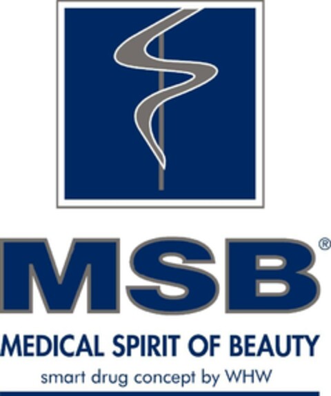 MSB MEDICAL SPIRIT OF BEAUTY smart drug concept by WHW Logo (EUIPO, 06.09.2007)