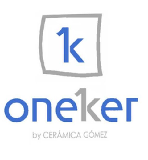 k oneker by CERÁMICA GÓMEZ Logo (EUIPO, 19.07.2007)