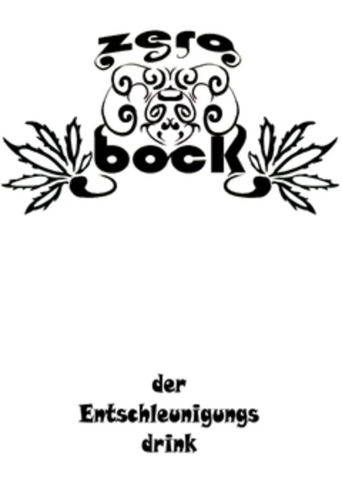 zero bock
der Entschleunigungsdrink Logo (EUIPO, 10.04.2011)
