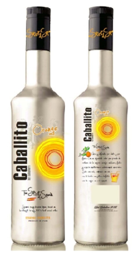 CABALLITO BY CABALLERO ORANGE
The Spirit of Spain Logo (EUIPO, 05/31/2011)