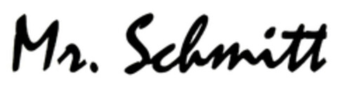 Mr. Schmitt Logo (EUIPO, 08.09.2011)