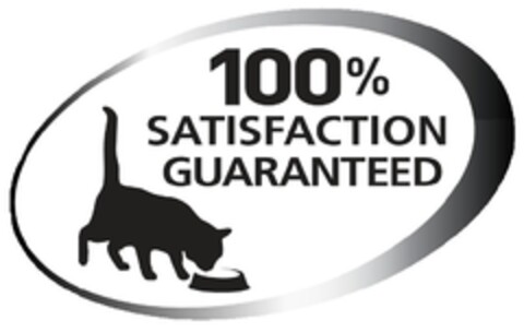 100 % SATISFACTION GUARANTEED Logo (EUIPO, 19.01.2012)