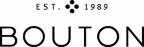 EST. 1989 BOUTON Logo (EUIPO, 03/14/2012)