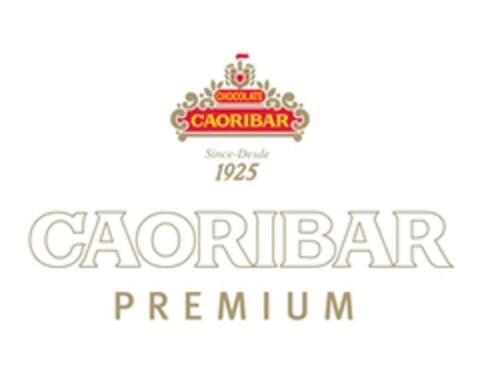 CHOCOLATE CAORIBAR SINCE-DESDE 1925 CAORIBAR PREMIUM Logo (EUIPO, 14.03.2014)