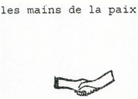 les mains de la paix Logo (EUIPO, 07/15/2014)