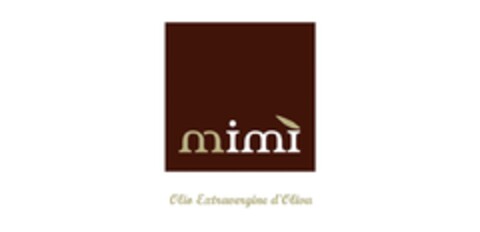 MIMI OLIO EXTRAVERGINE D'OLIVA Logo (EUIPO, 12/30/2014)