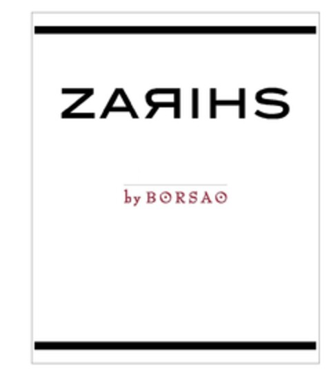 ZARIHS by BORSAO Logo (EUIPO, 02/15/2016)