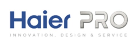 Haier PRO INNOVATION, DESIGN & SERVICE Logo (EUIPO, 04.10.2016)