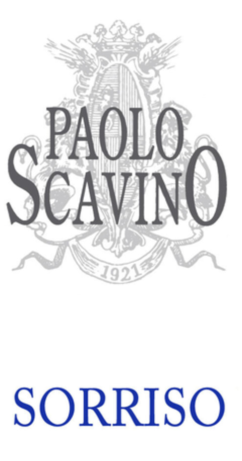 PAOLO SCAVINO 1921 SORRISO Logo (EUIPO, 02.03.2017)