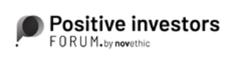 Positive investors Forum by Novethic Logo (EUIPO, 22.06.2018)