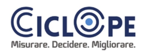 CICLOPE MISURARE. DECIDERE. MIGLIORARE. Logo (EUIPO, 04.01.2019)