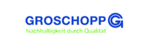 GROSCHOPP Nachhaltigkeit durch Qualität Logo (EUIPO, 28.11.2019)