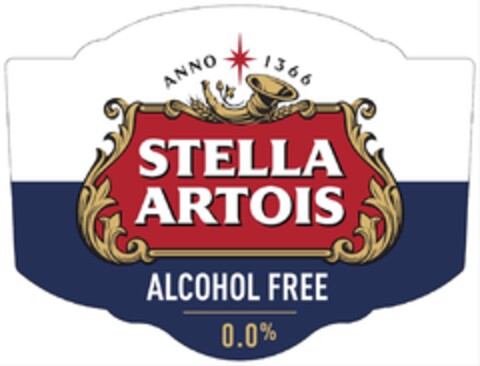 ANNO 1366 STELLA ARTOIS ALCOHOL FREE 0.0% Logo (EUIPO, 02.04.2020)