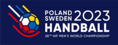 Poland Sweden 2023 Handball 28th IHF MEN’S WORLD CHAMPIONSHIP Logo (EUIPO, 06.10.2021)