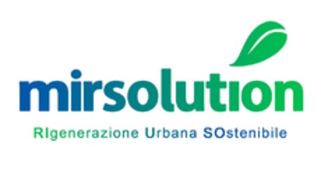 mirsolution RIgenerazione Urbana SOstenibile Logo (EUIPO, 05/09/2023)