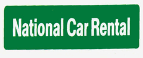 NATIONAL CAR RENTAL Logo (EUIPO, 01.04.1996)