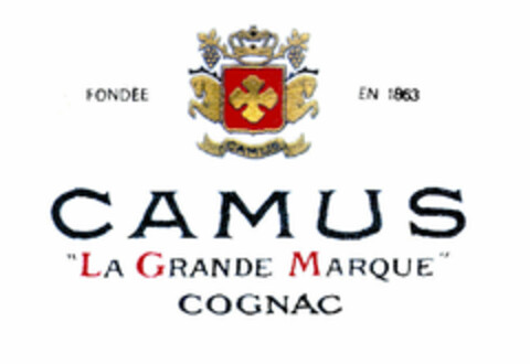 CAMUS "LA GRANDE MARQUE" COGNAC FONDÉE EN 1863 Logo (EUIPO, 07/07/1998)