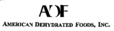 ADF AMERICAN DEHYDRATED FOODS, INC. Logo (EUIPO, 30.03.1999)