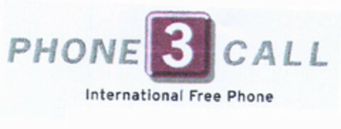 PHONE 3 CALL International Free Phone Logo (EUIPO, 20.04.2000)
