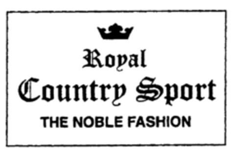 Royal Country Sport THE NOBLE FASHION Logo (EUIPO, 13.02.2001)