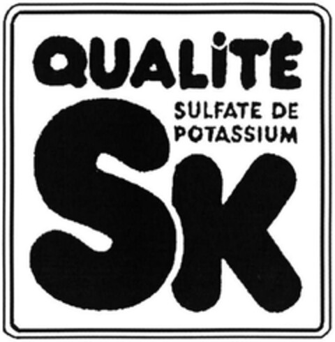 QUALITÉ SULFATE DE POTASSIUM SK Logo (EUIPO, 03.08.2004)