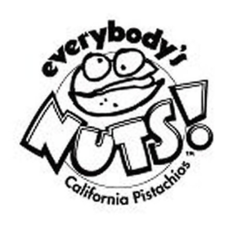 everybody's NUTS! California Pistachios Logo (EUIPO, 15.03.2006)