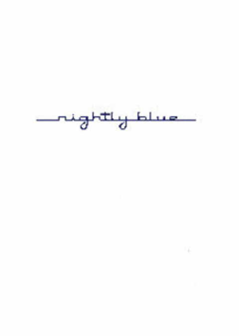 nightly blue Logo (EUIPO, 25.07.2007)