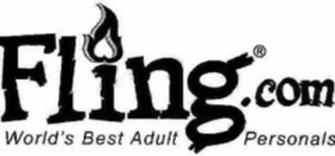 Fling.com World's Best Adult Personals Logo (EUIPO, 05.12.2007)