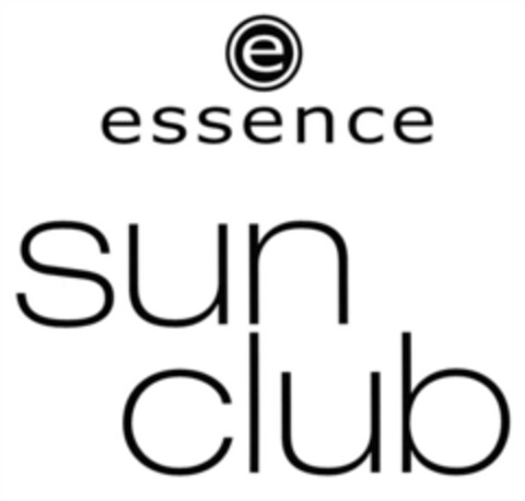 e essence sun club Logo (EUIPO, 03/17/2008)
