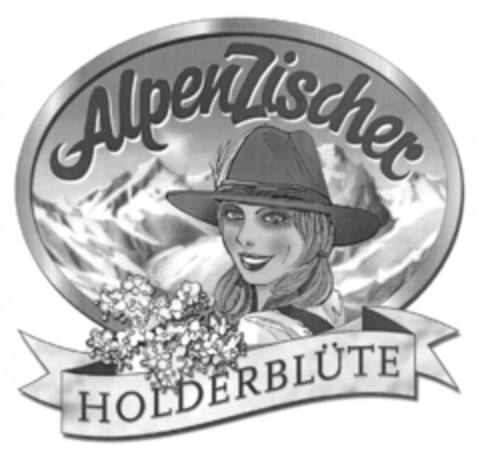 AlpenZischer HOLDERBLÜTE Logo (EUIPO, 31.03.2008)