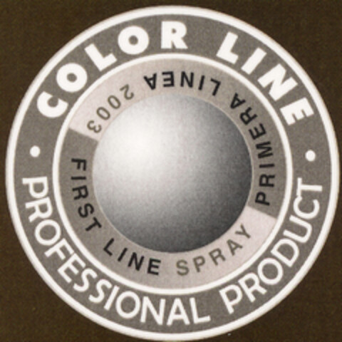 PROFESSIONAL PRODUCT COLOR LINE FIRST LINE SPRAY PRIMERA LINEA 2003 Logo (EUIPO, 11/01/2008)