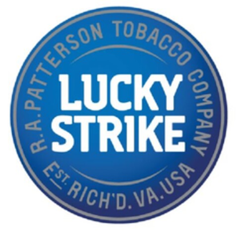 LUCKY STRIKE R.A. PATTERSON TOBACCO COMPANY EST RICH'D. V.A. USA Logo (EUIPO, 30.07.2013)