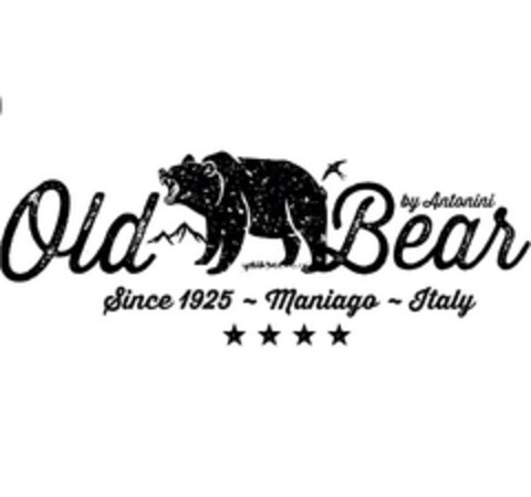 Old Bear by Antonini Since 1925 - Maniago - Italy Logo (EUIPO, 29.06.2015)