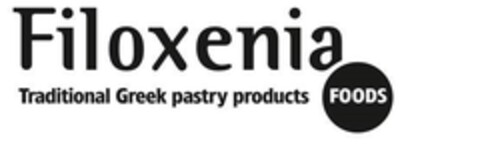 Filoxenia FOODS Traditional Greek pastry products Logo (EUIPO, 05.02.2018)