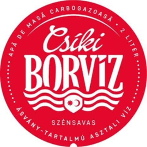 Csíki BORVÍZ SZÉNSAVAS APĂ DE MASĂ CARBOGAZOASĂ  ÁSVÁNY – TARTALMÚ ASZTALI VÍZ Logo (EUIPO, 25.08.2022)